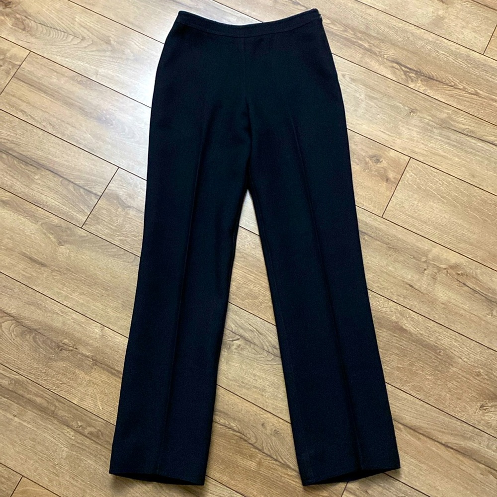 COURREGES Straight Fit Wool Trousers